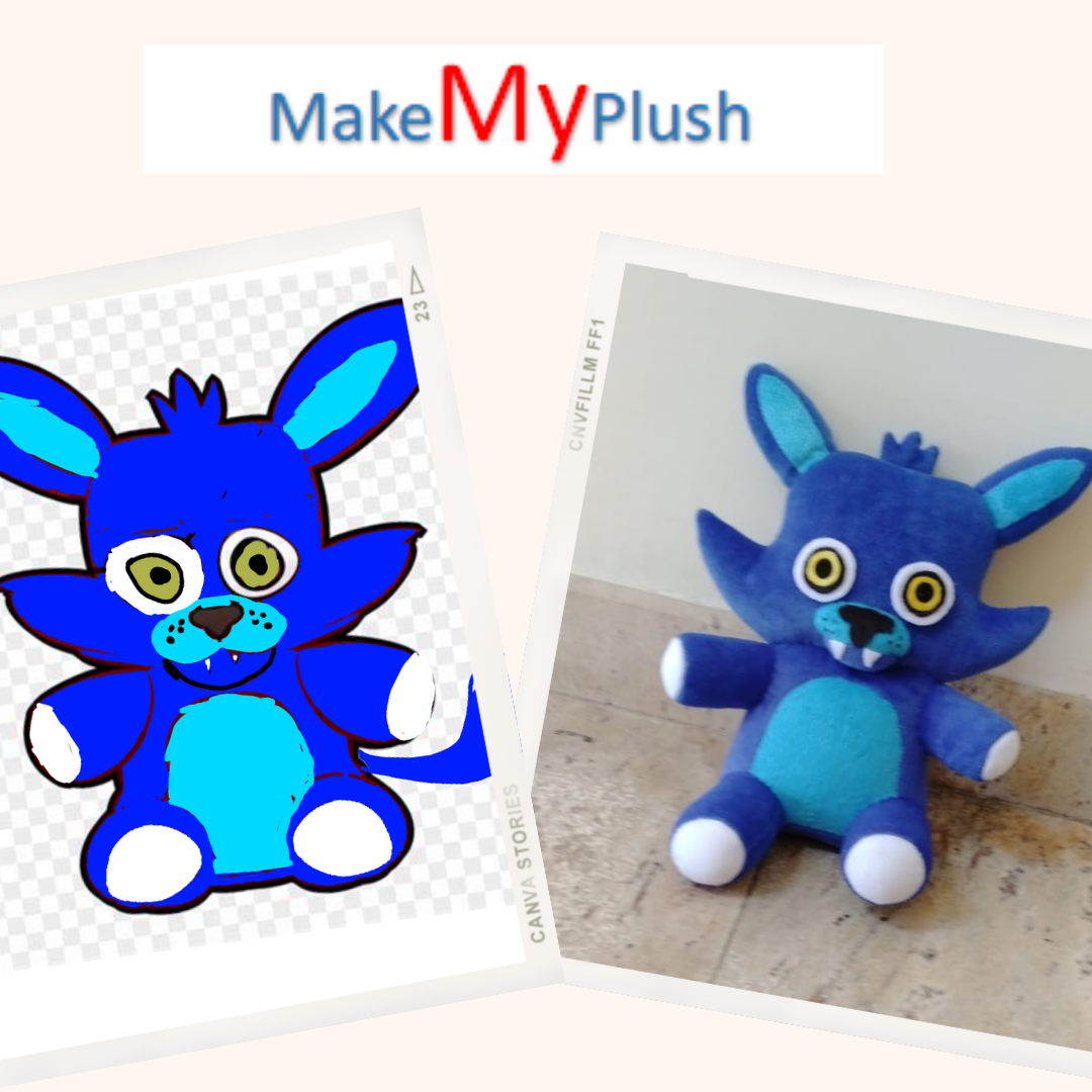 Five Nights at Freddy's(FNAF) Drawings and Pictures into Own Custom Stuffed Animal Plush Toys