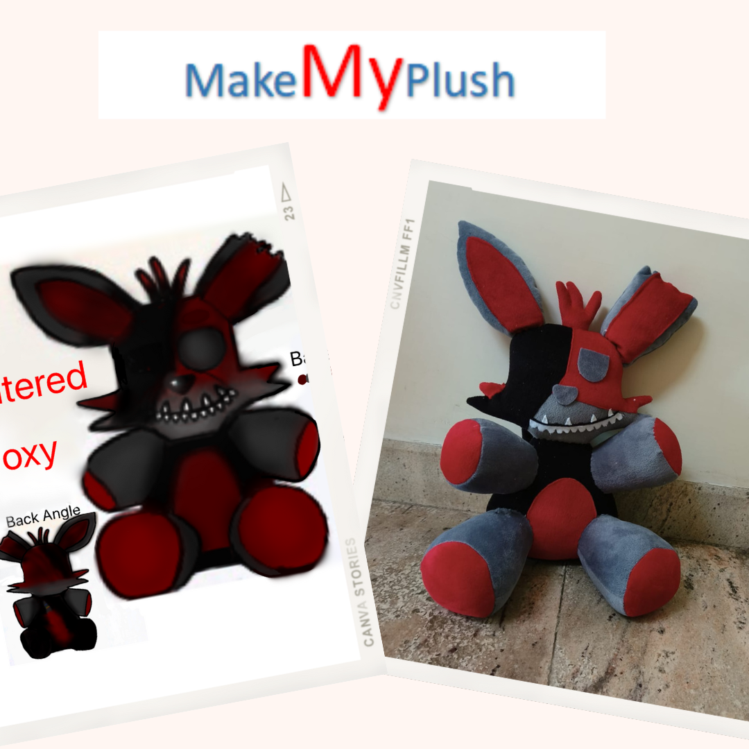 Five Nights at Freddy s FNAF Drawings and Pictures into Own Custom Stuffed Animal Plush Toys
