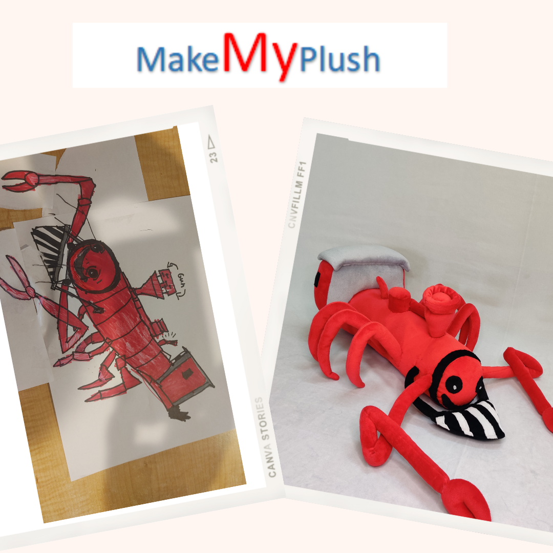 Video Game Character Pictures into Own Custom Stuffed Animal Plush Toys
