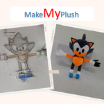 حوّل رسومات وصور Sonic the Hedgehog إلى دمية محشوة مخصصة خاصة بك
