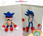 حوّل رسومات وصور Sonic the Hedgehog إلى دمية محشوة مخصصة خاصة بك