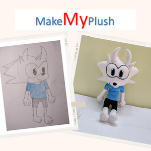 Sonic the Hedgehog Drawings and Pictures into Own Custom Stuffed Animal Plush Toys