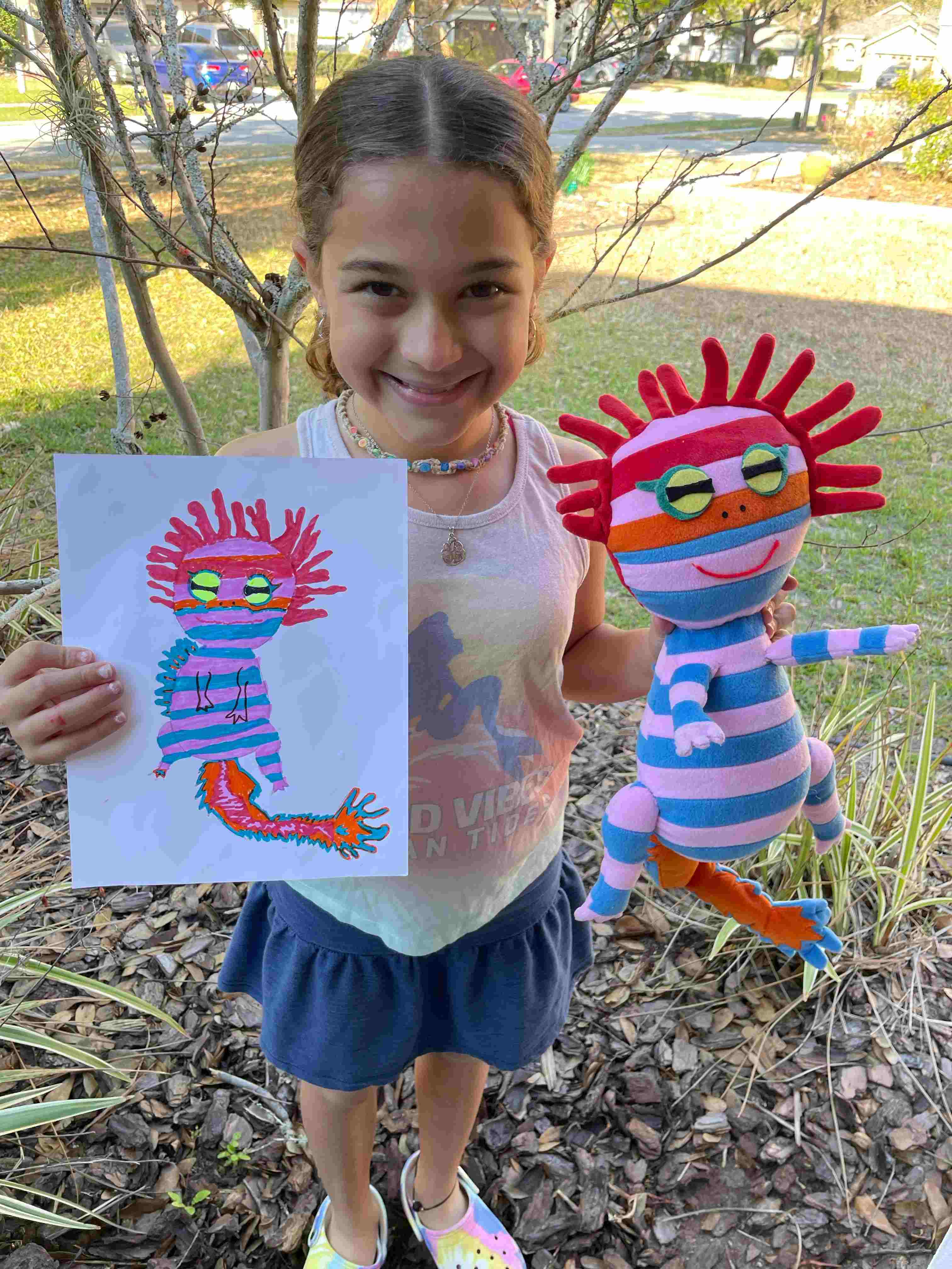 Turn Kids Drawing and Pictures into Custom Stuffed Animal Plush Toys