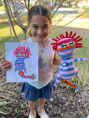 Turn Kids Drawing - Make Picture into Custom Stuffed Animal Plush Toys