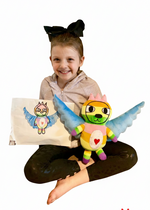 custom stuffed animal from drawing